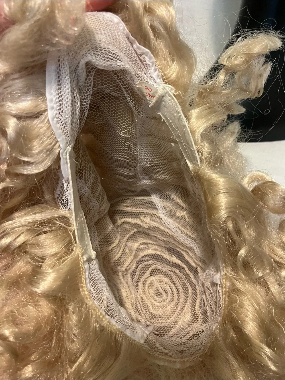 Blonde Curly Short Costume Wig